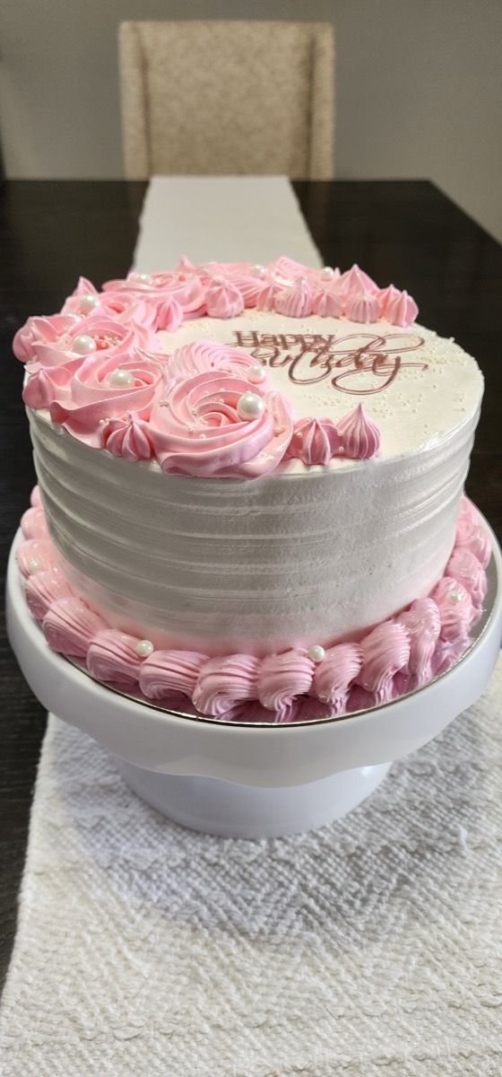 Pink Birthday Cake